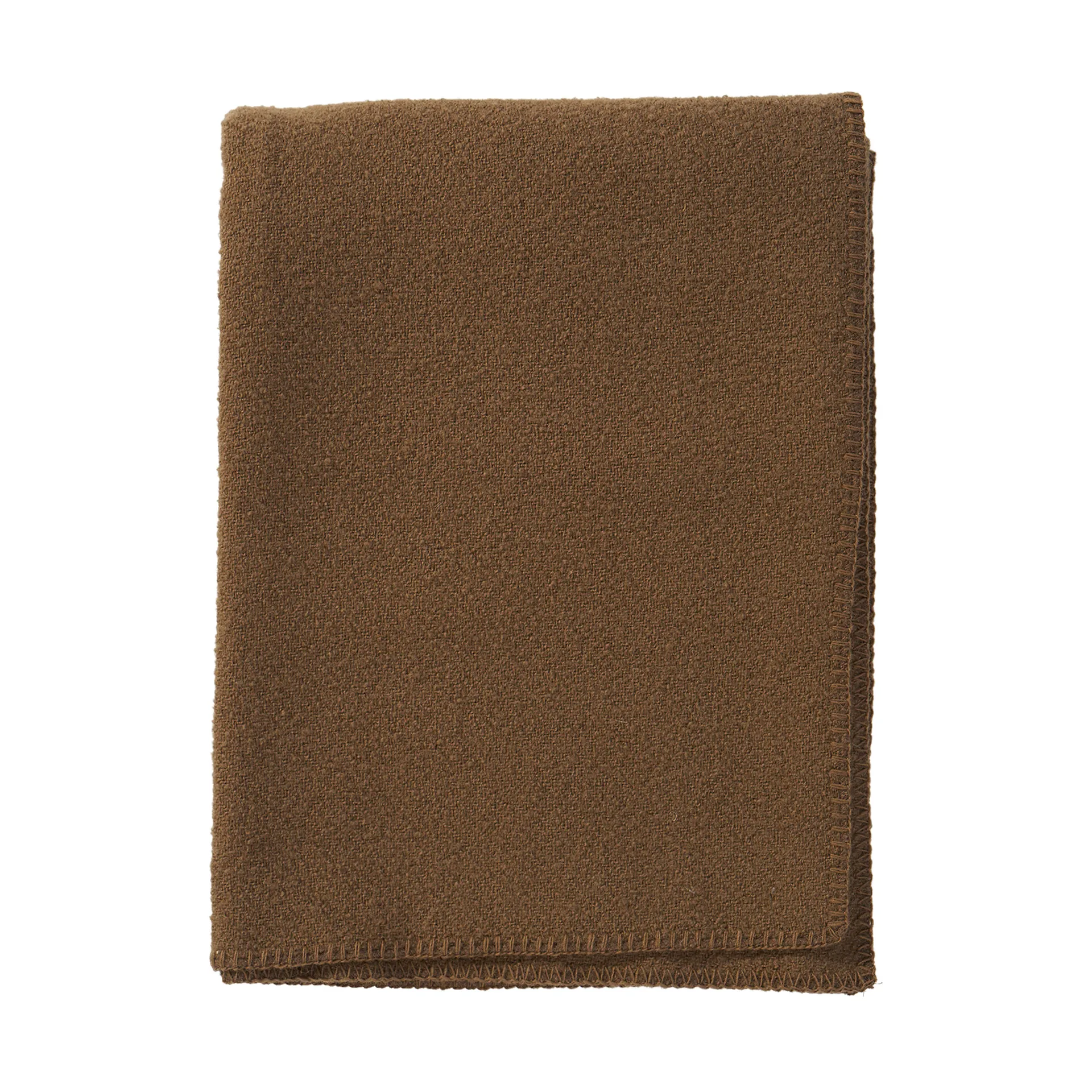 Bouclé ullfilt 140x200 cm, Mocha mousse Klippan Yllefabrik