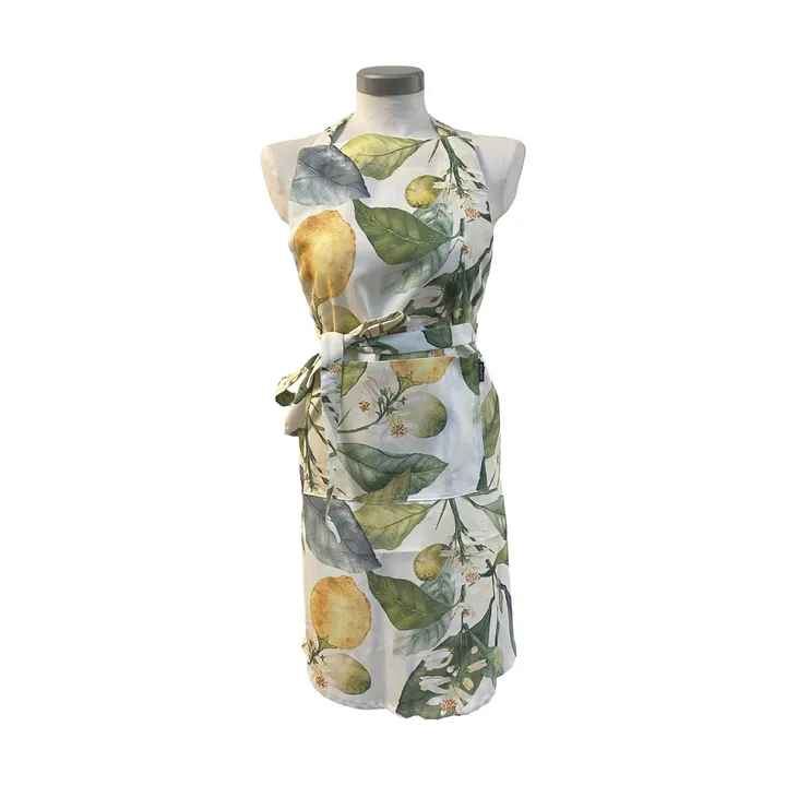 Citrus förkläde - 65x90 cm - Klippan Yllefabrik