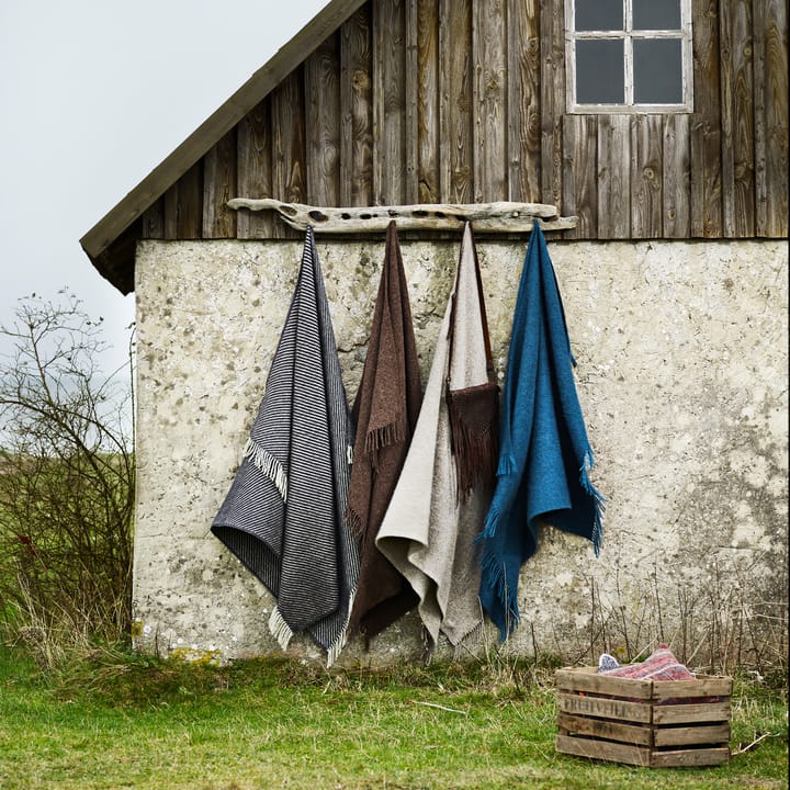 Earth ullpläd, Brun Klippan Yllefabrik