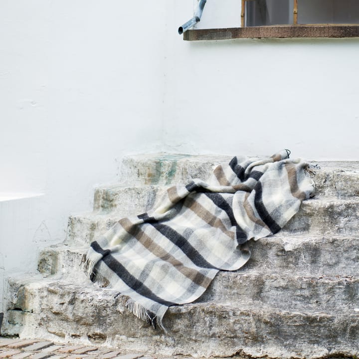 Gotland ullpläd 130x200 cm, Multi grey Klippan Yllefabrik
