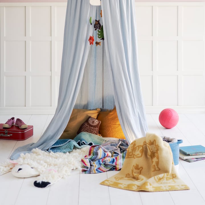 Havanna barnfilt 90x130 cm, Aqua multi Klippan Yllefabrik