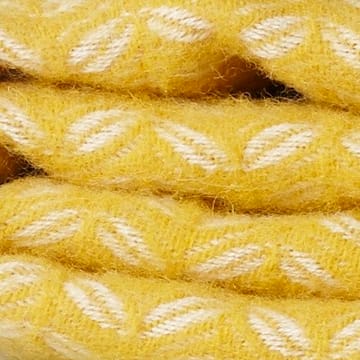 Leaf ullpläd - gul - Klippan Yllefabrik