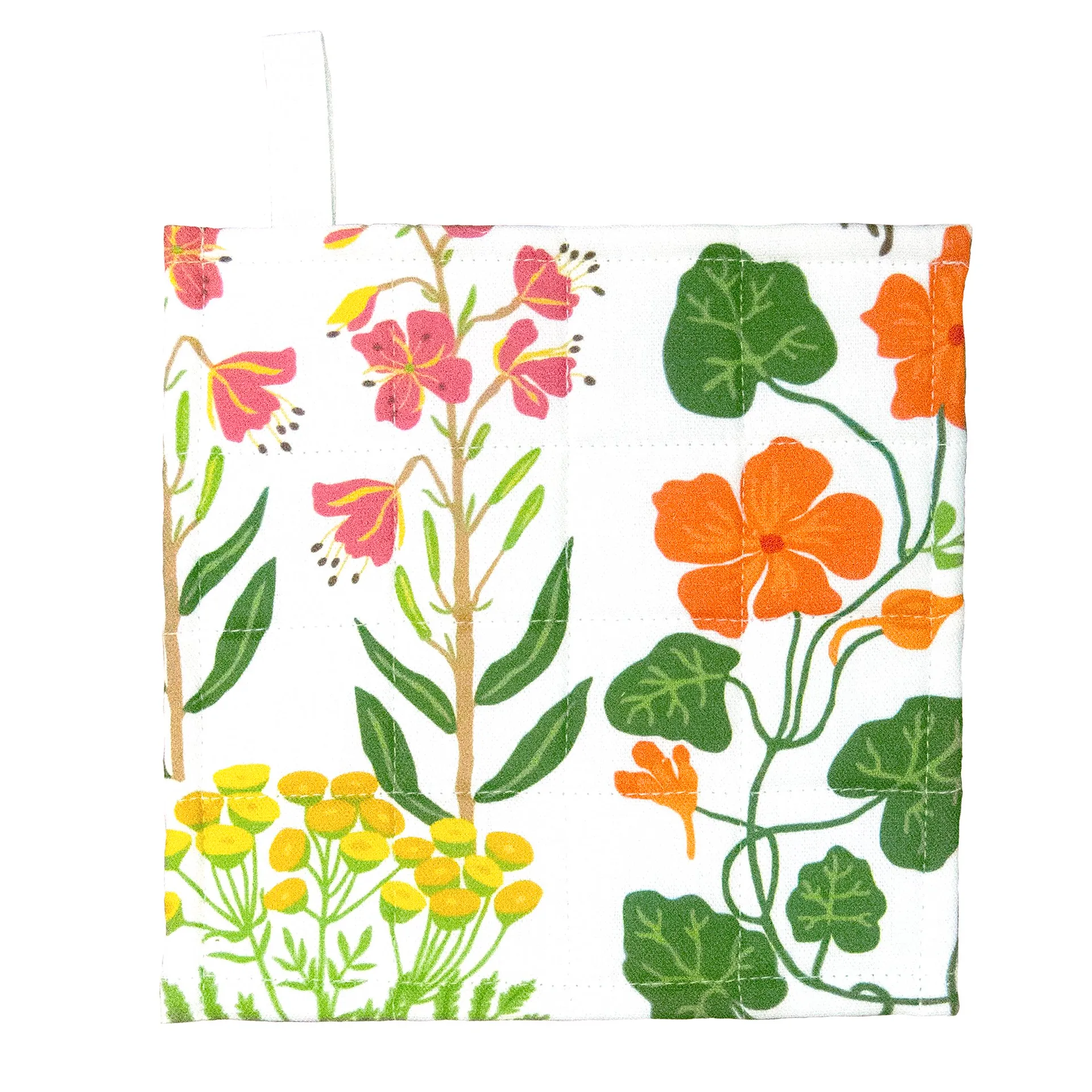 Leksand grytlapp, vit Klippan Yllefabrik