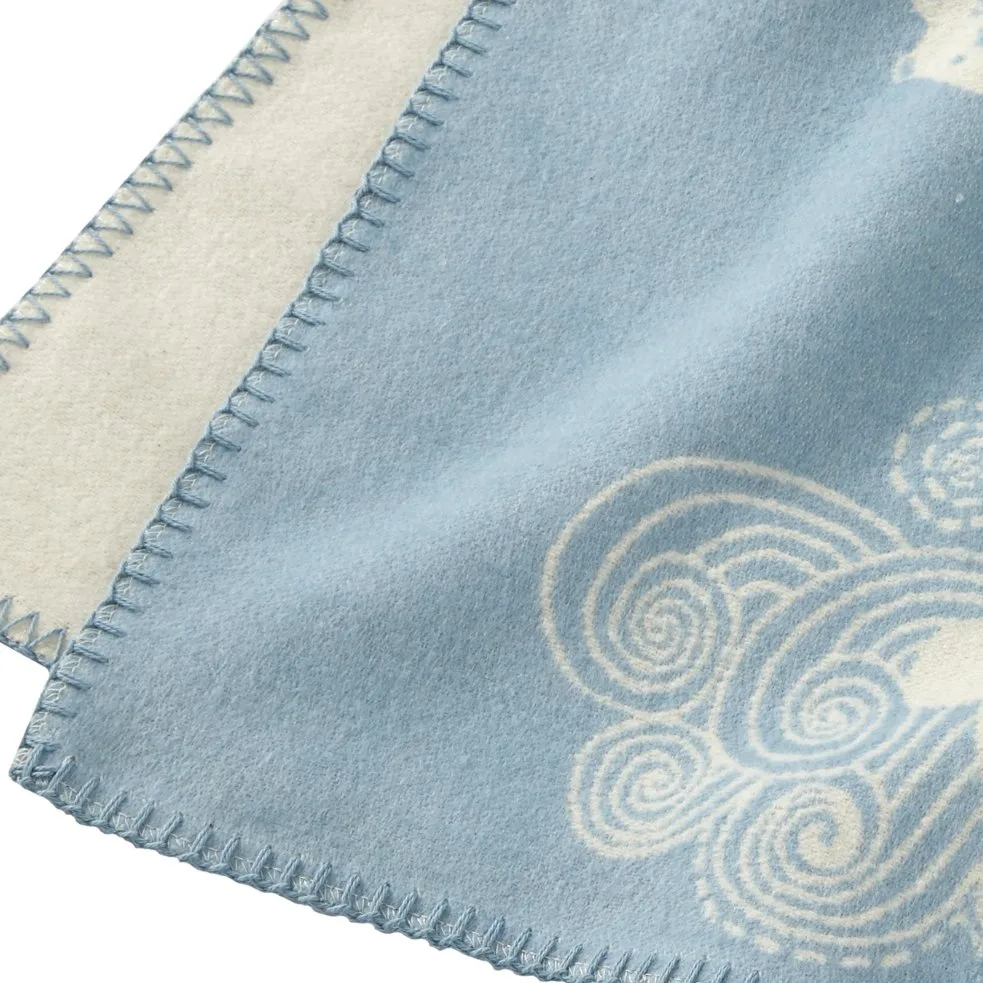 Little bear barnfilt, blå Klippan Yllefabrik