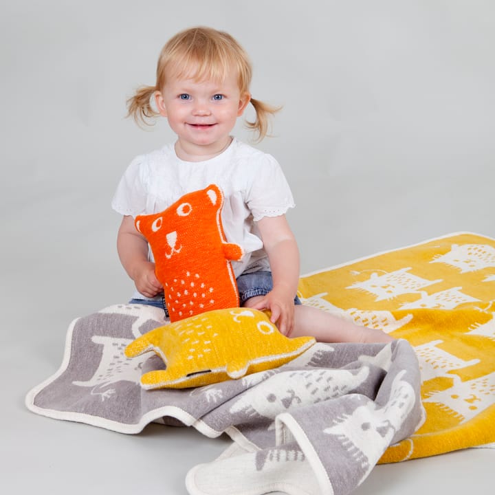 Little me chenillefilt, grå Klippan Yllefabrik