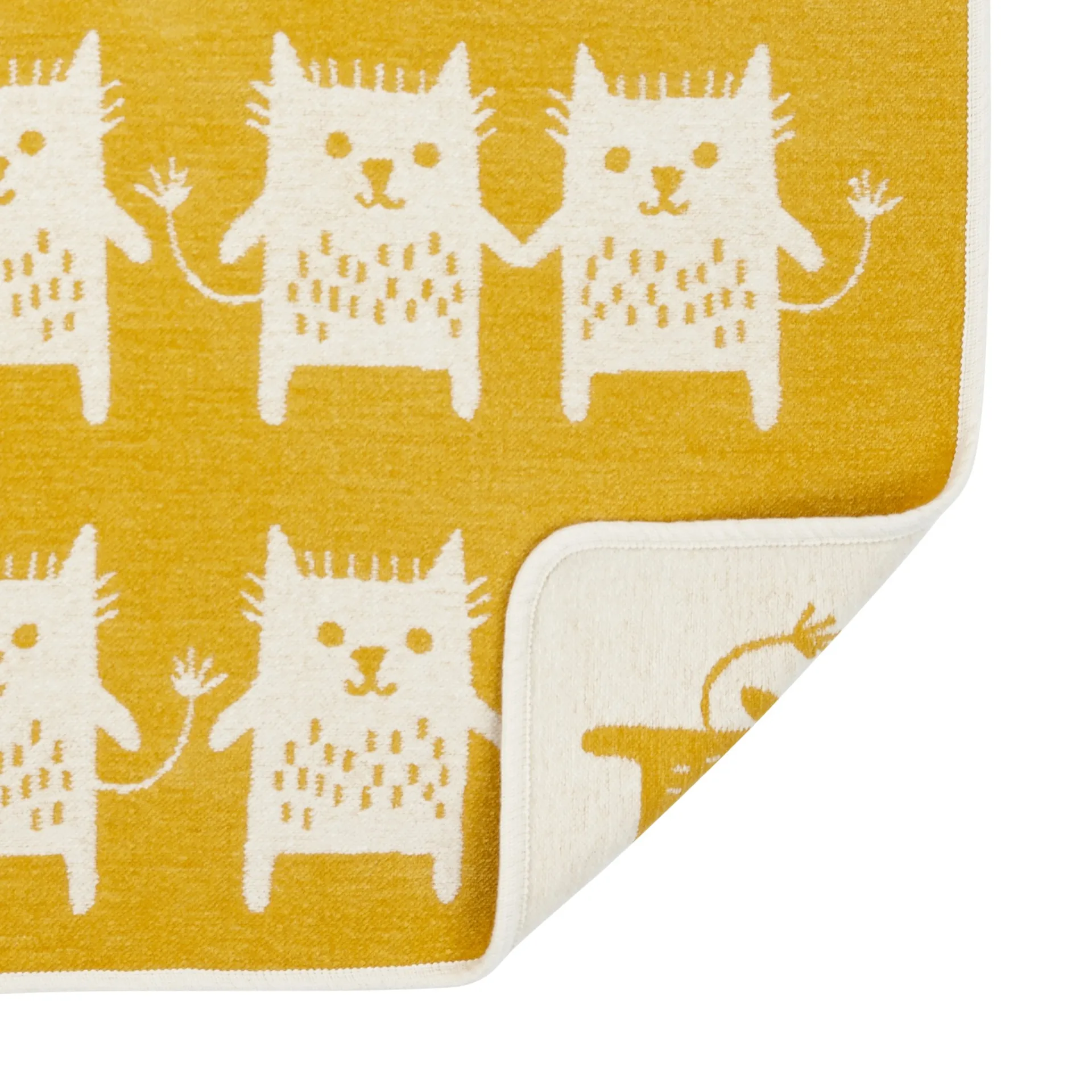 Little me chenillefilt, gul Klippan Yllefabrik