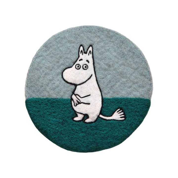 Moomin grytunderlägg Ø21 cm - Blå - Klippan Yllefabrik