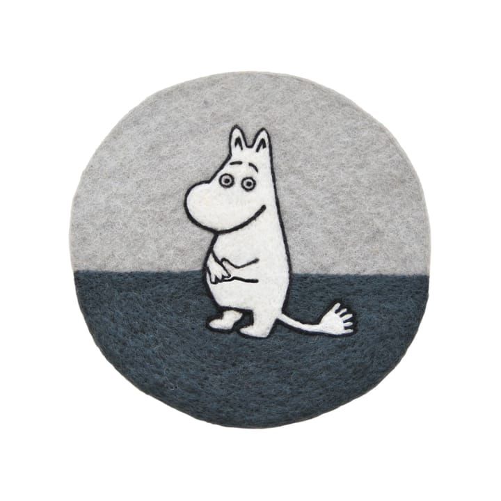 Moomin grytunderlägg Ø21 cm - Grå - Klippan Yllefabrik