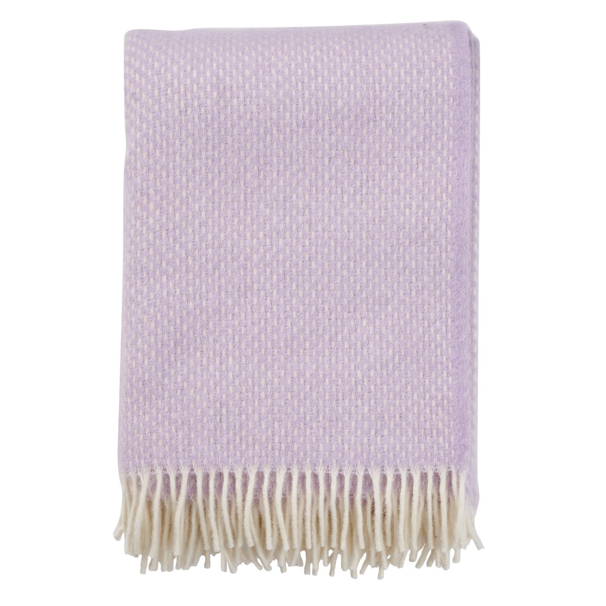 Klippan Yllefabrik Preppy pläd Lilac | Skandinavisk Design | Ullplädar & Ullfiltar | Lila