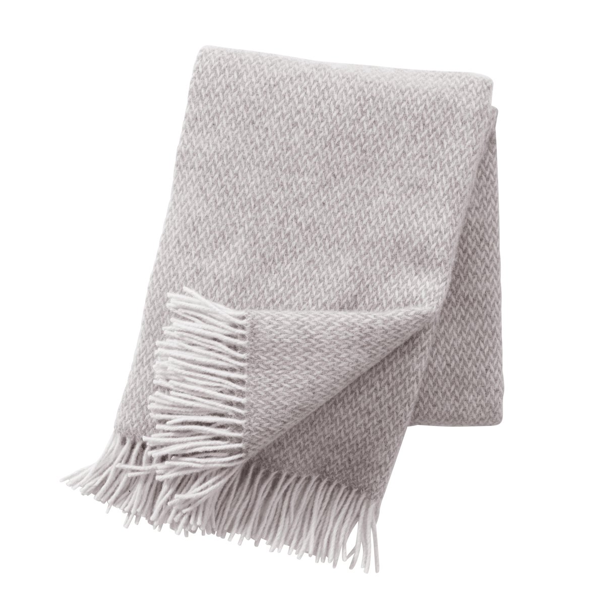 Klippan Yllefabrik Pulse ullpläd sand (begie) | Skandinavisk Design | Ullplädar & Ullfiltar | Beige