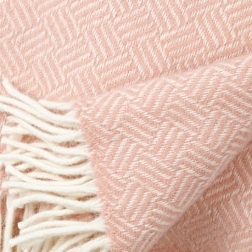 Samba ullpläd - rose cloud (rosa) - Klippan Yllefabrik