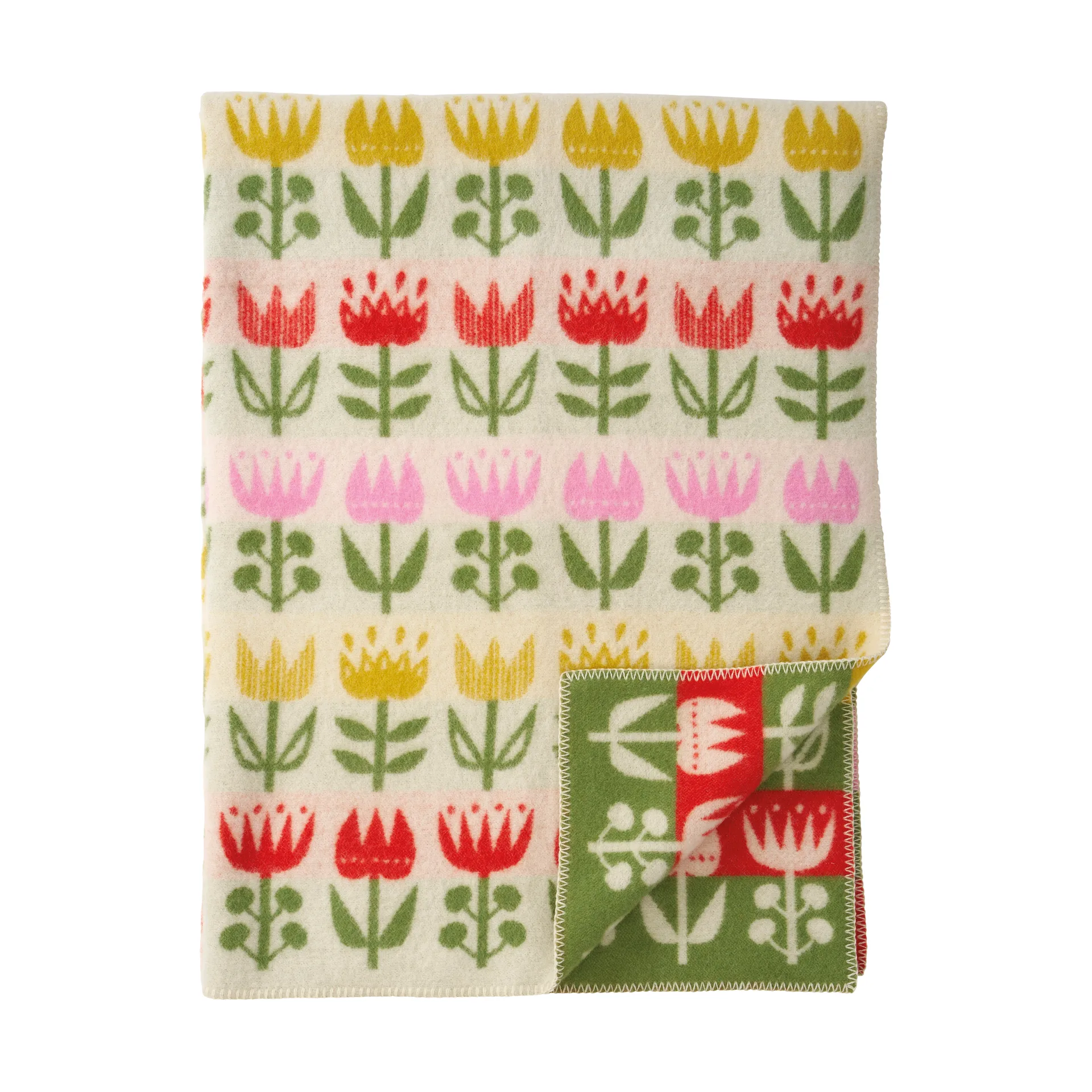 Tulip pläd 130x180 cm, Multi Klippan Yllefabrik