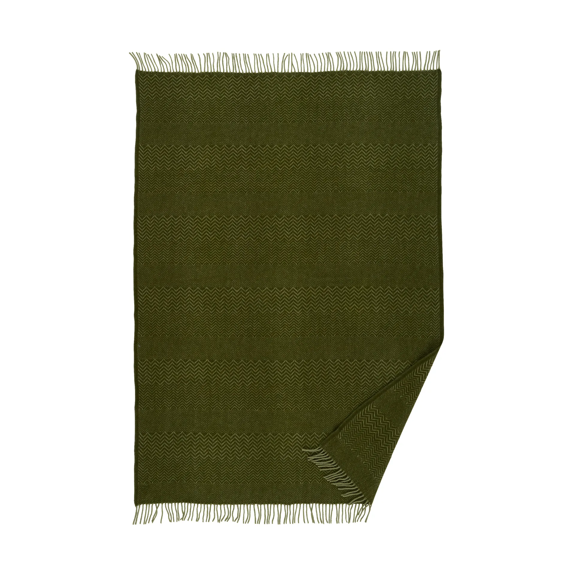 Zigzag ullpläd 130x200 cm, Basil Klippan Yllefabrik