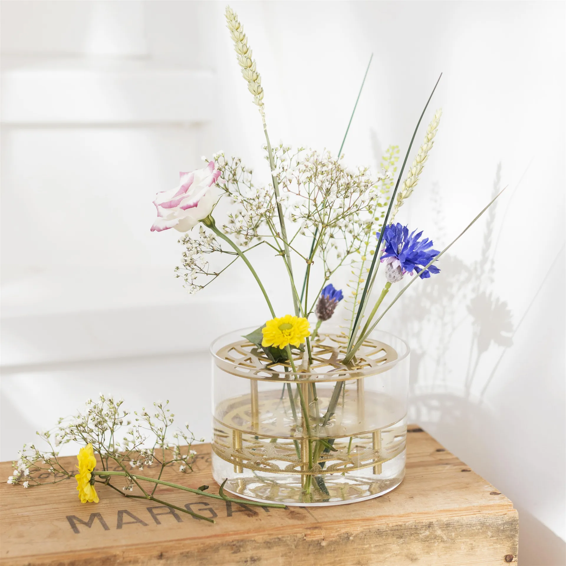 Äng vas, liten, mässing KLONG