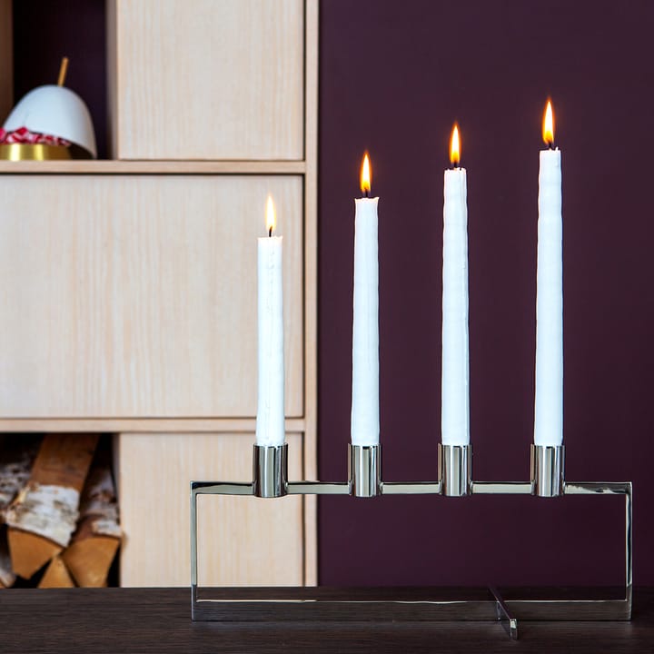 Anno Domini adventsljusstake, Rostfritt stål KLONG