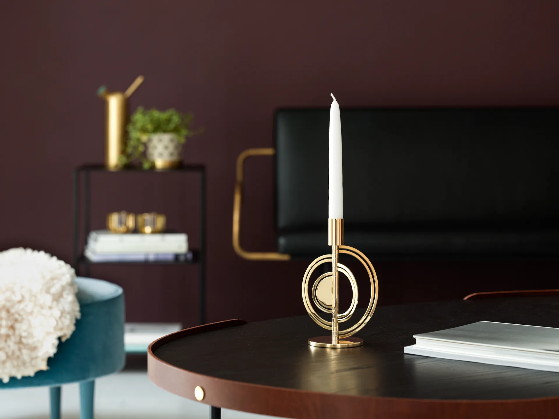 Cirkus ljusstake mässing, Small KLONG