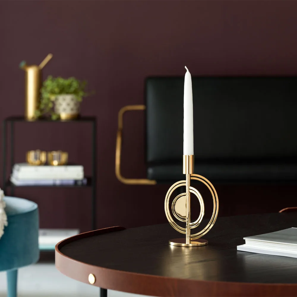 Cirkus Ljusstake, svart, liten KLONG