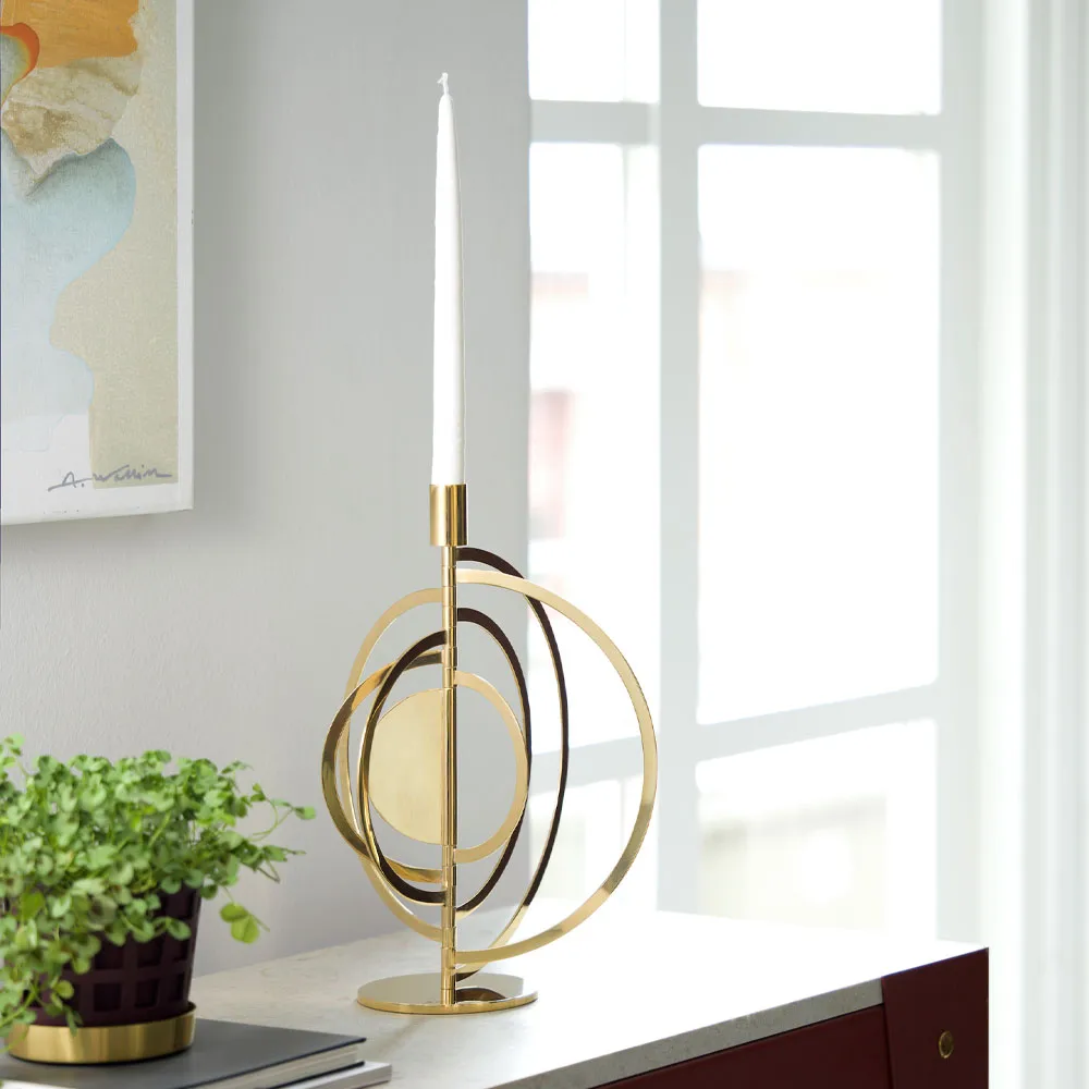 Cirkus Ljusstake, svart, liten KLONG