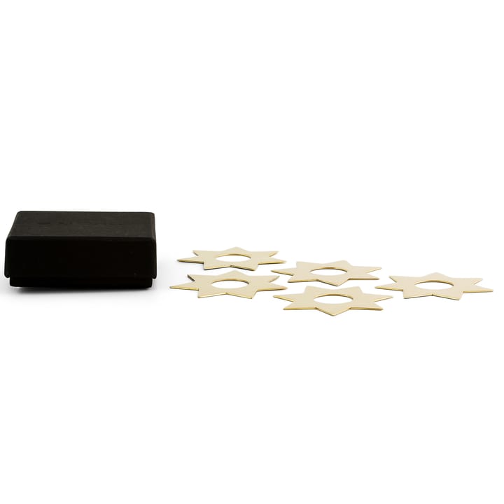 Constella manschett stjärnor 5-pack, Mässing KLONG