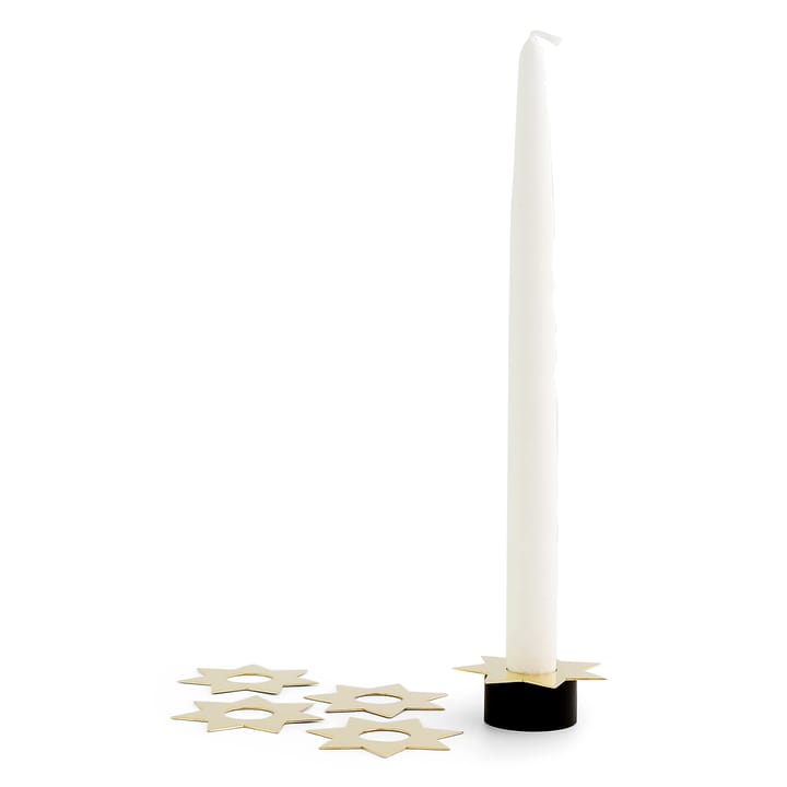 Constella manschett stjärnor 5-pack, Mässing KLONG
