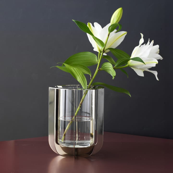 Jazz vas 20 cm, Silver KLONG