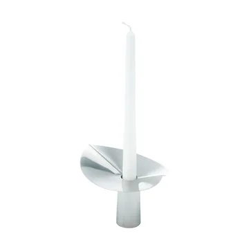Löv vas-ljushållare - Rostfritt stål. 10 cm - KLONG