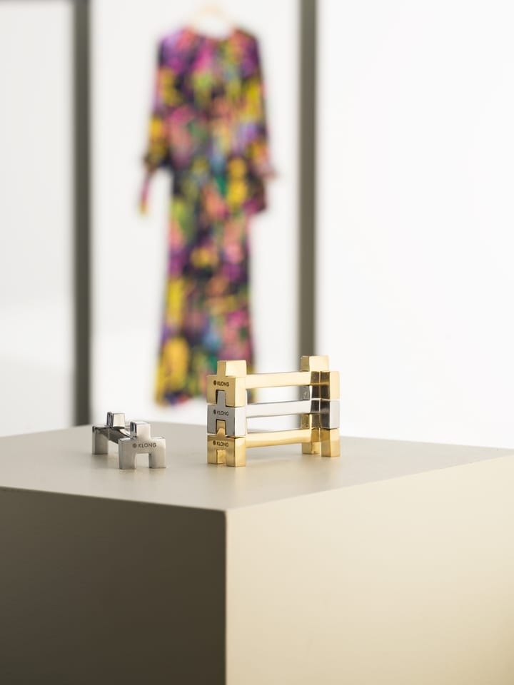 Signe bestickhållare 2-pack, Nickel KLONG