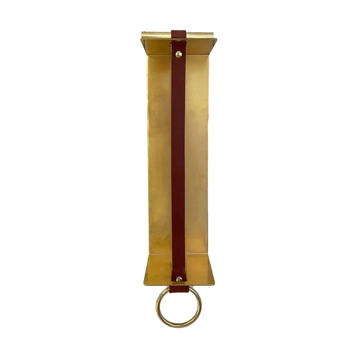 Strapp vägghylla 10x33 cm - Brass - KLONG