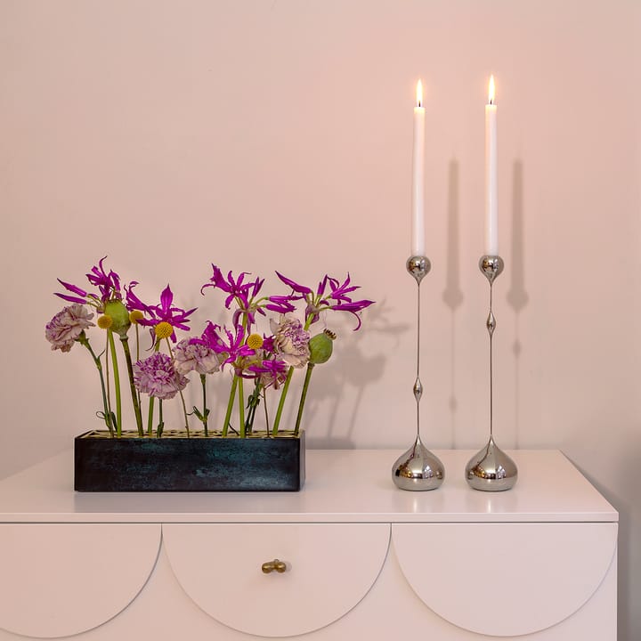 Tender ljusstake hög, Nickel KLONG