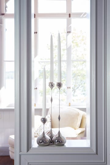Tender ljusstake liten - Nickel - KLONG