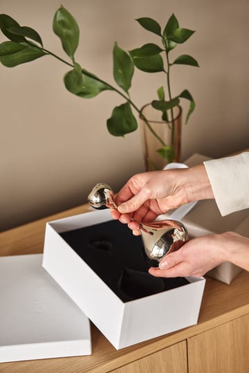 Tender ljusstake liten - Nickel - KLONG