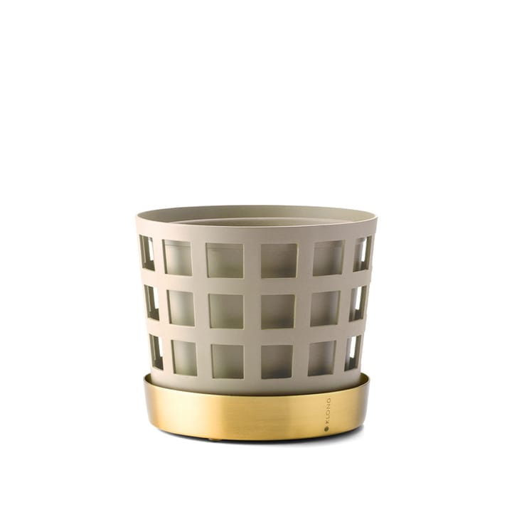 Trio Pot Square Kruka - beige, liten Ø12 cm - KLONG