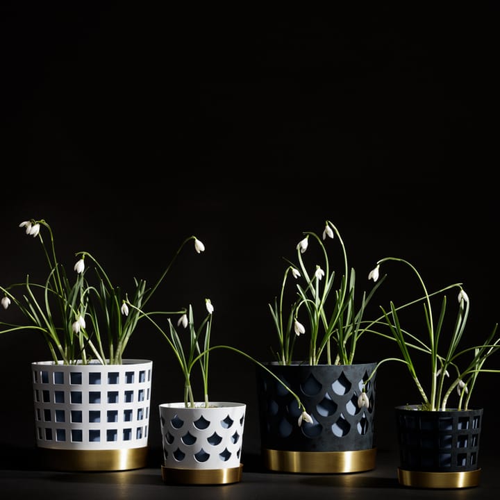 Trio Pot Square Kruka, beige, medium Ø18 cm KLONG