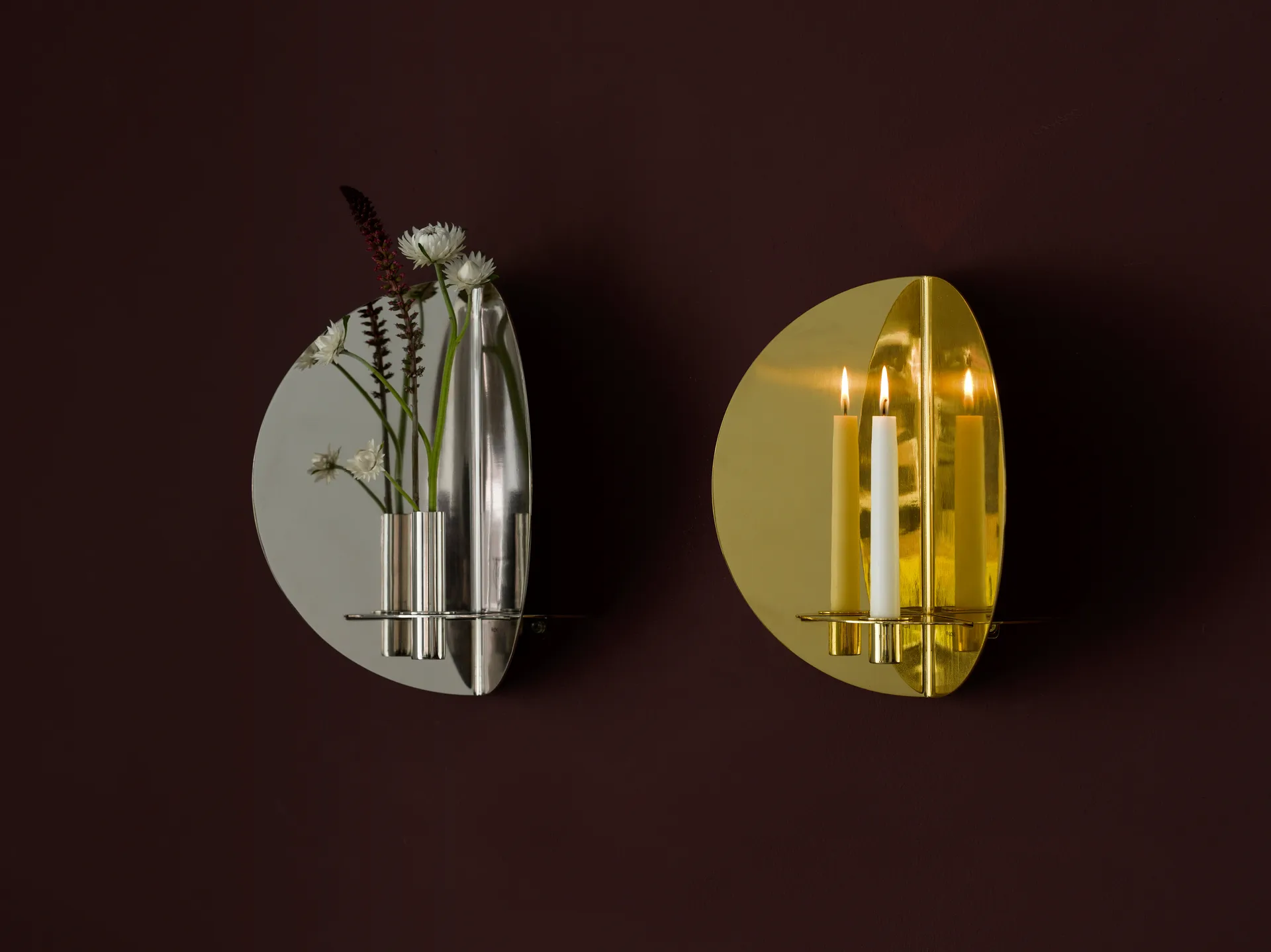 Twilight ljusstake vägg, Nickel KLONG