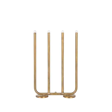 December 4 ljusstake - Mässing rå - Konsthantverk