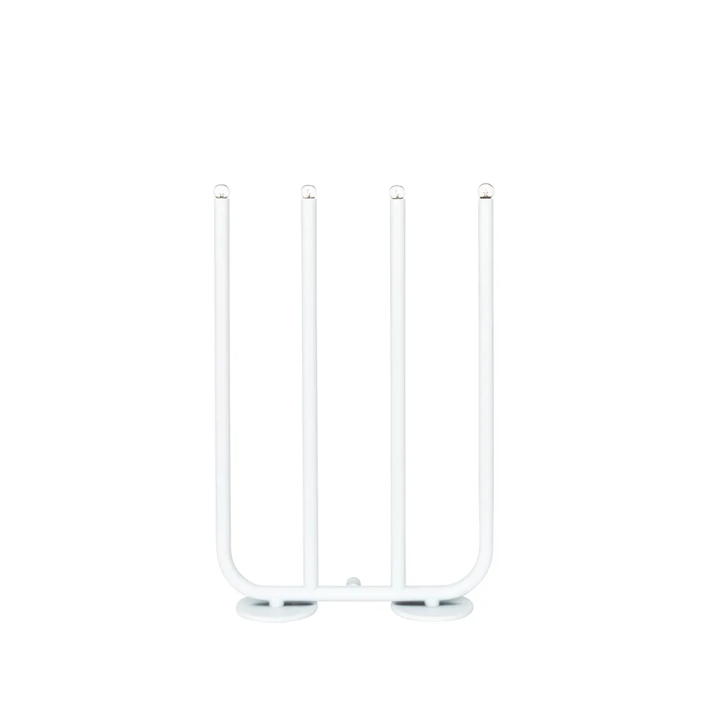 December 4 ljusstake, vit Konsthantverk