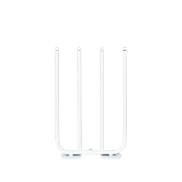 December 4 ljusstake - vit - Konsthantverk