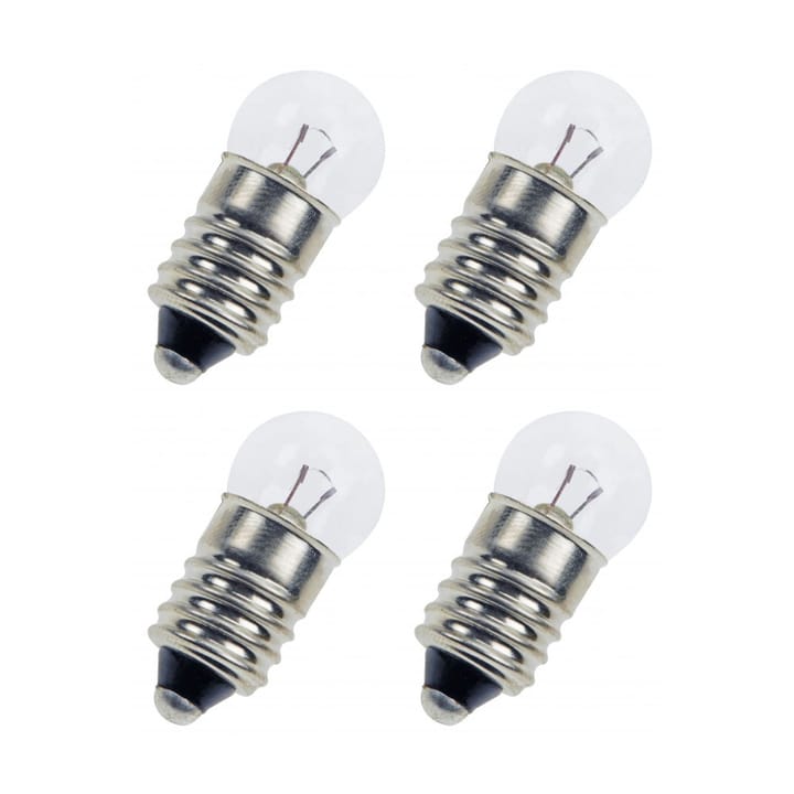 December glödlampa - klar, 5w, 4-pack e10, 3w - Konsthantverk