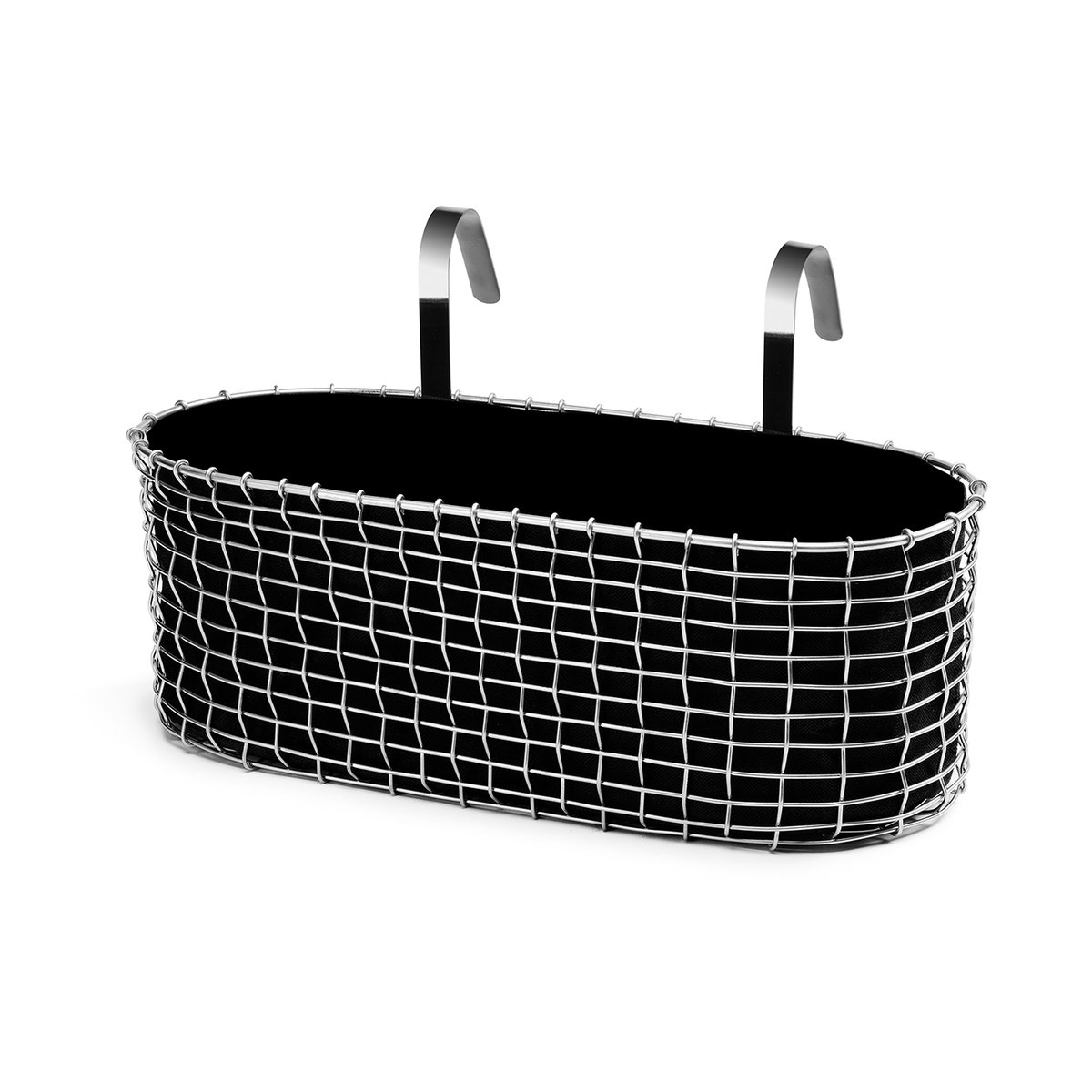 Korbo balkongkorg Galvaniserat stål | Skandinavisk Design | Övrigt utomhus | Silverfärgad