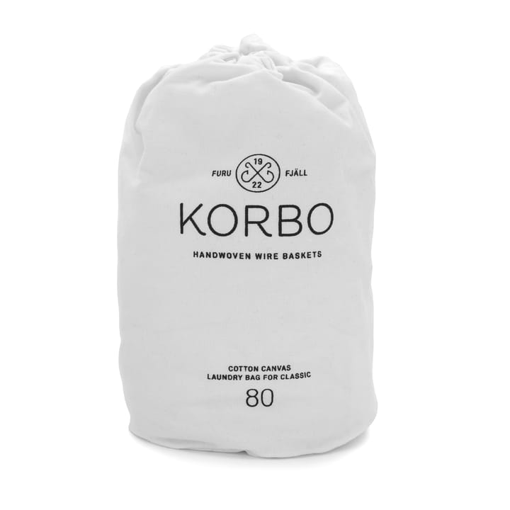 Tvättsäck till Korbokorg - vit 80 l - KORBO