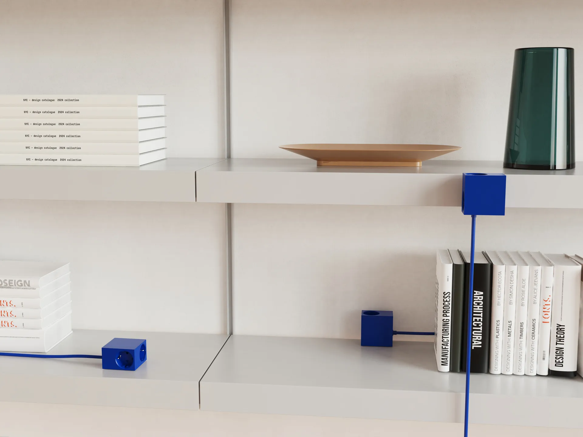 Cuboid+ grenuttag USB-C 30W 2 m, Catalina Blue Kord