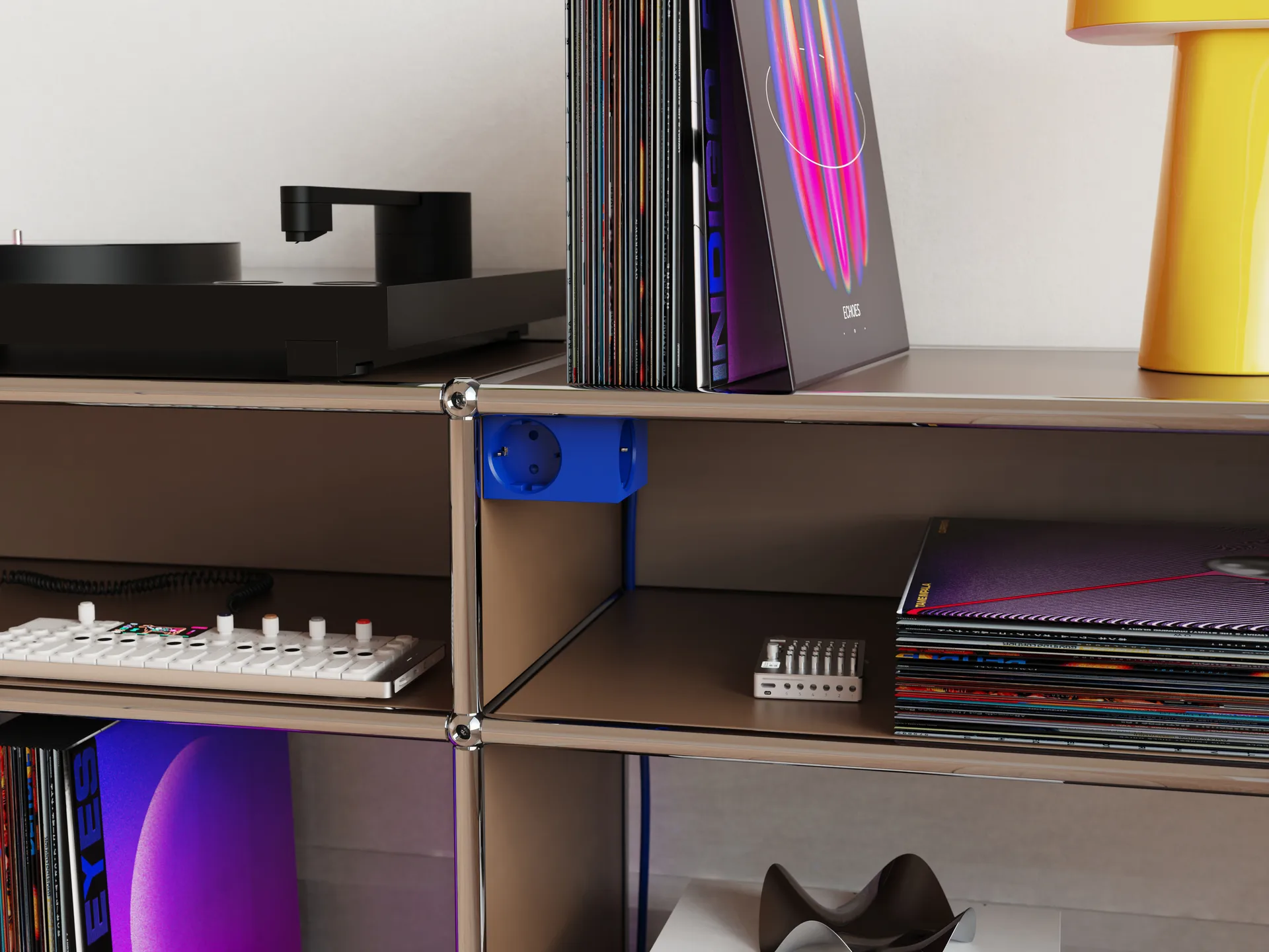 Cuboid+ grenuttag USB-C 30W 2 m, Catalina Blue Kord