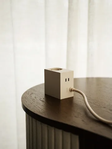 Cuboid+ grenuttag USB-C 30W 2 m - Pearled Ivory - Kord