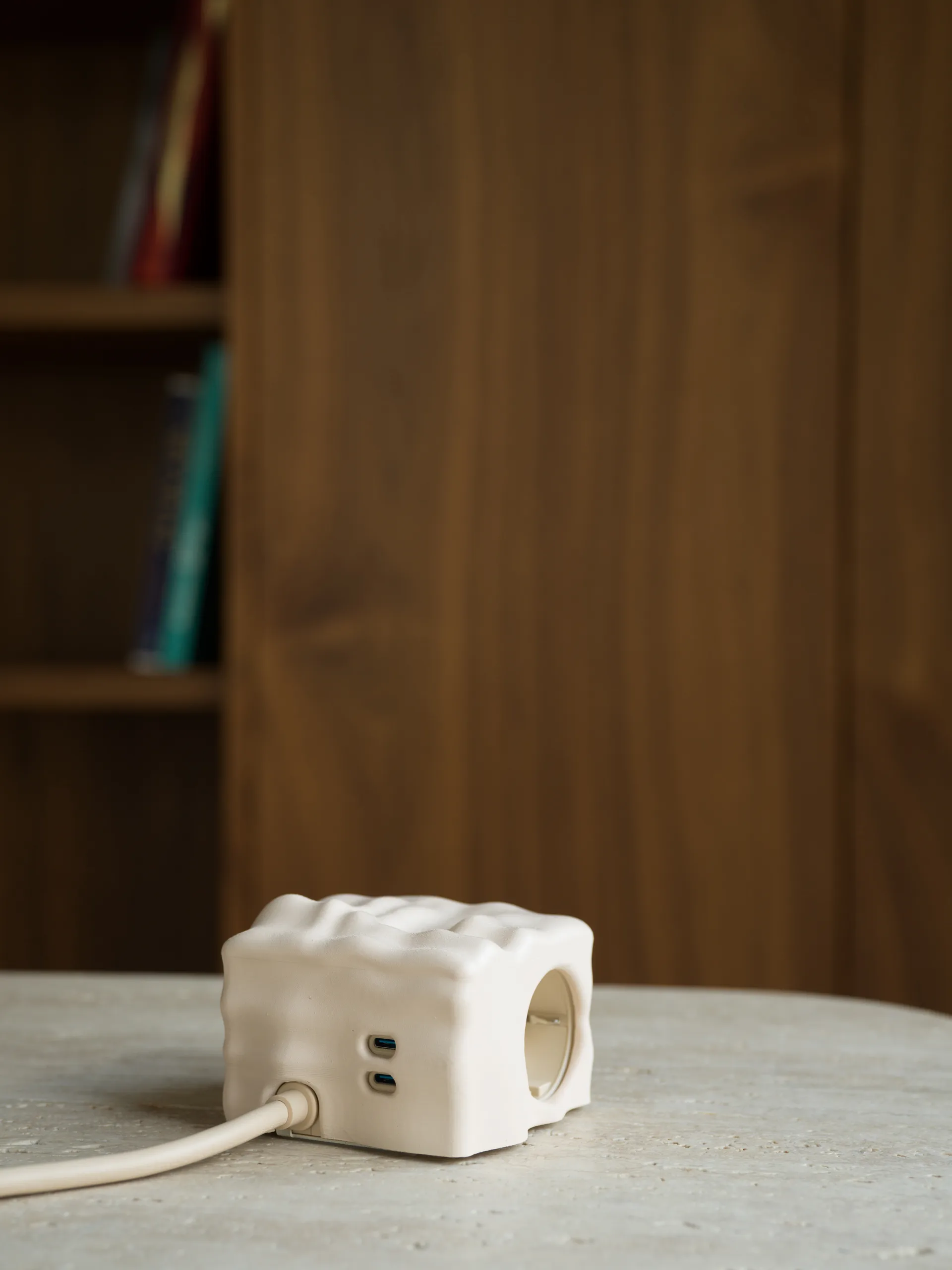 Cumulus+ case-skal till Cuboid+ grenuttag, Beige Kord