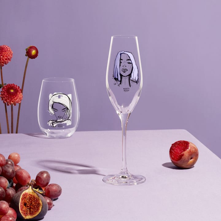 All about you champagneglas 24 cl 2-pack, Forever Mine Kosta Boda