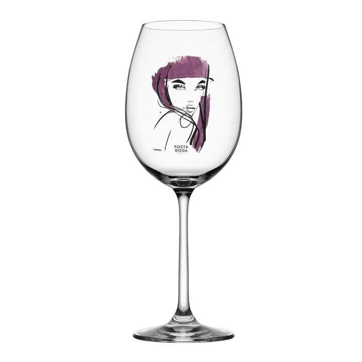 All about you vinglas 52 cl 2-pack, purpurröd Kosta Boda