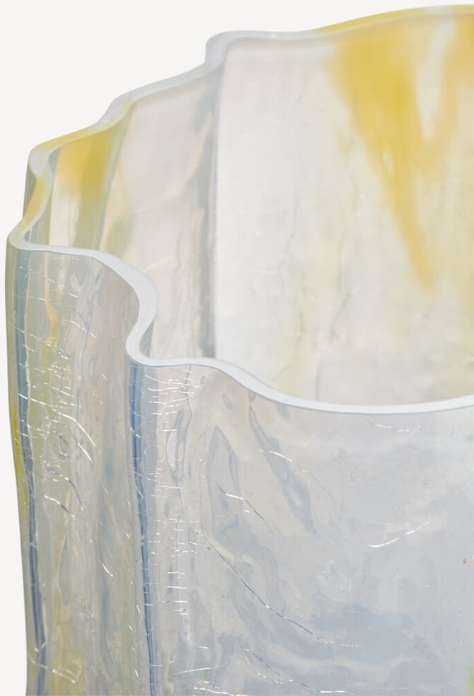 Crackle vas 27 cm, Sorbet Kosta Boda