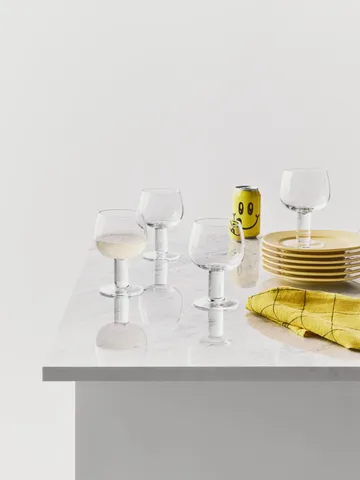 Fars glas - Klar, 4-pack - Kosta Boda