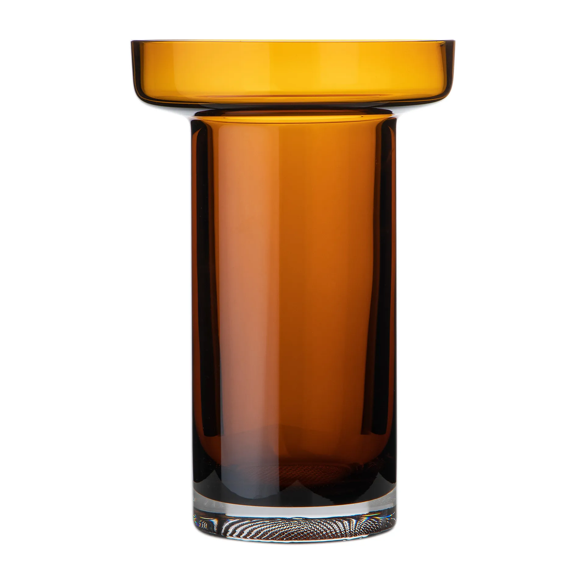 Limelight Rose vas 23 cm, Bärnsten Kosta Boda