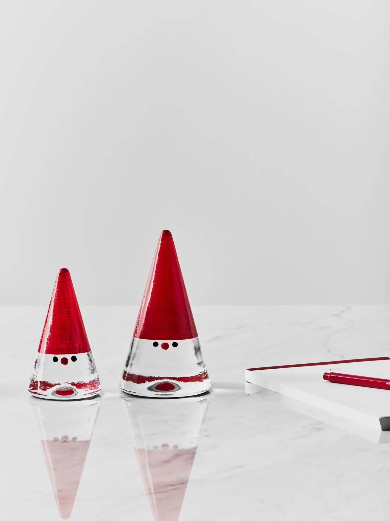 Noel tomte, Grön, 15 cm Kosta Boda